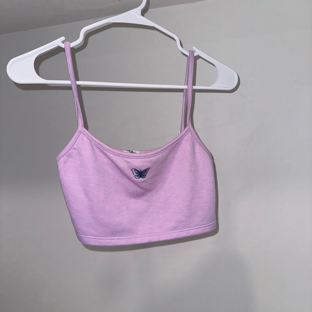 Princess Polly butterfly tank crop